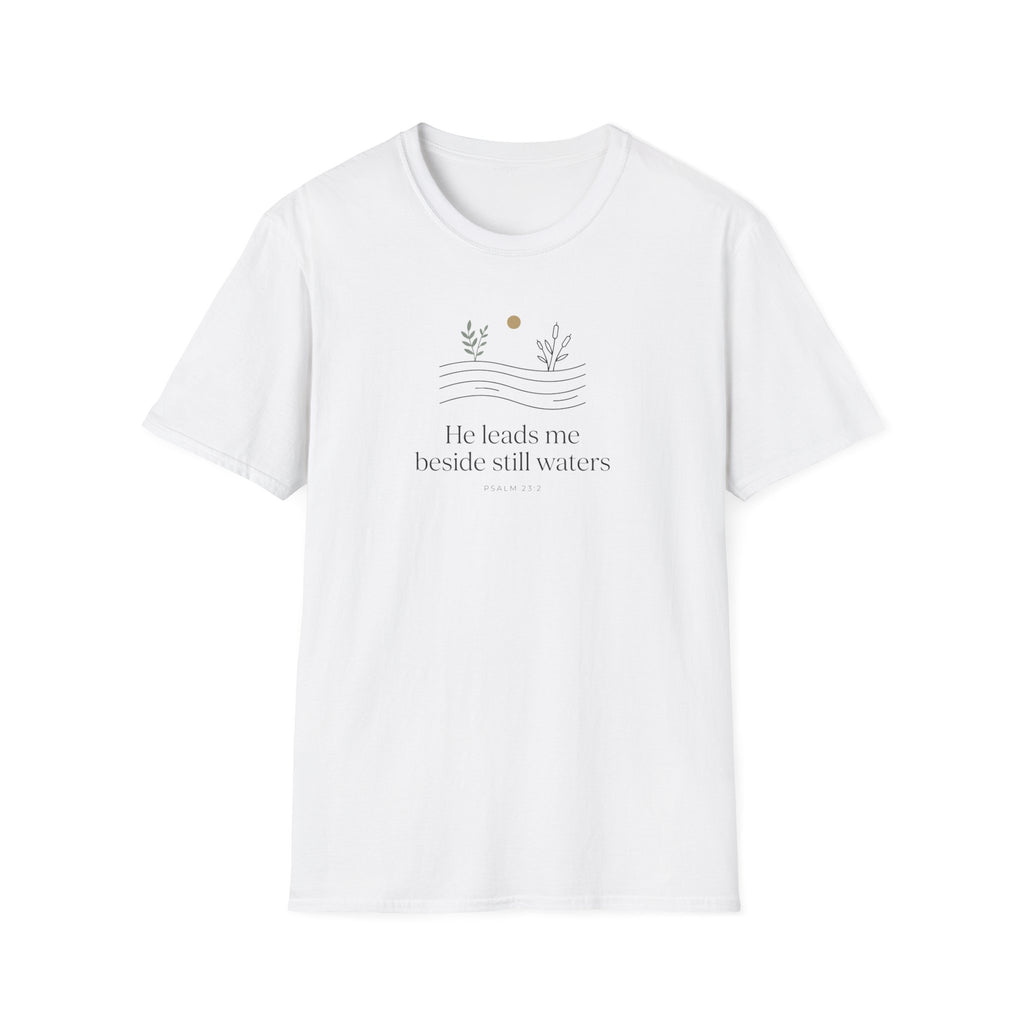 He Leads Me T-Shirt