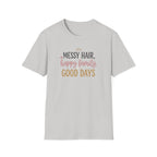 Messy Hair Happy Family T-Shirt