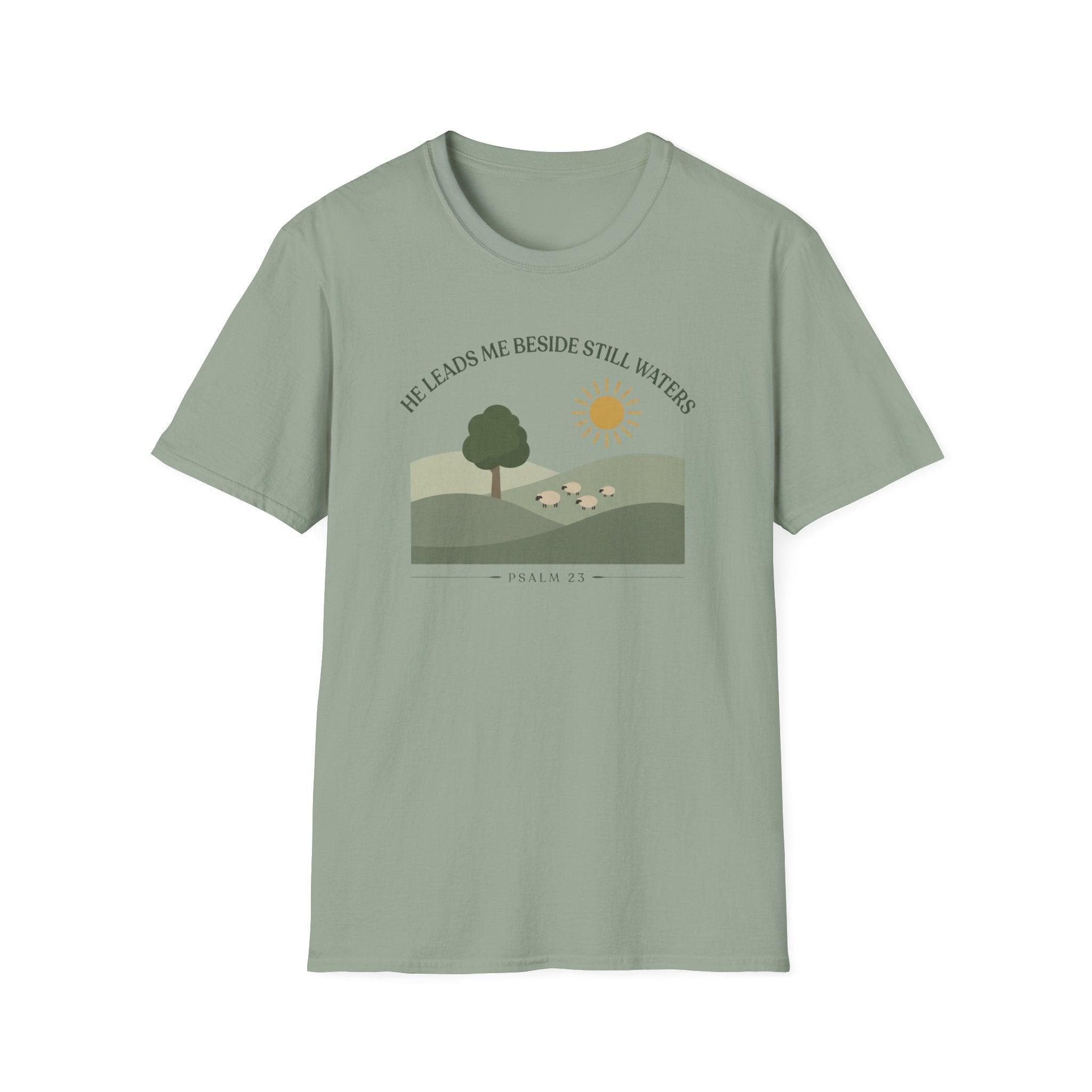 He Leads Me T-Shirt