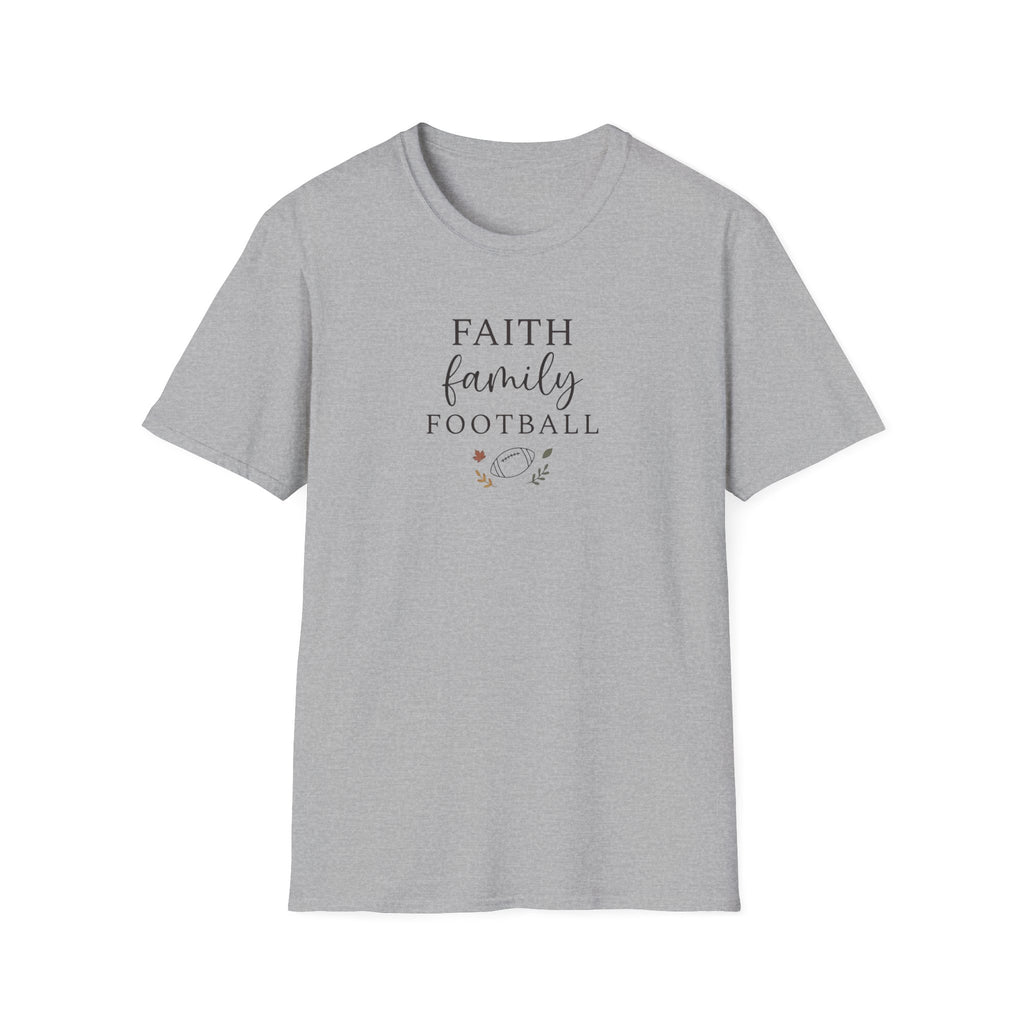 Faith Family Football T-Shirt