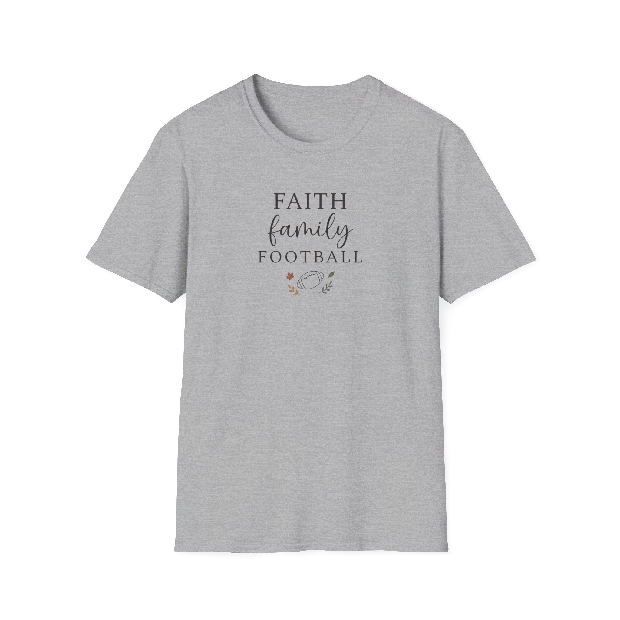 Faith Family Football T-Shirt