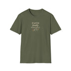 Faith Family Football T-Shirt