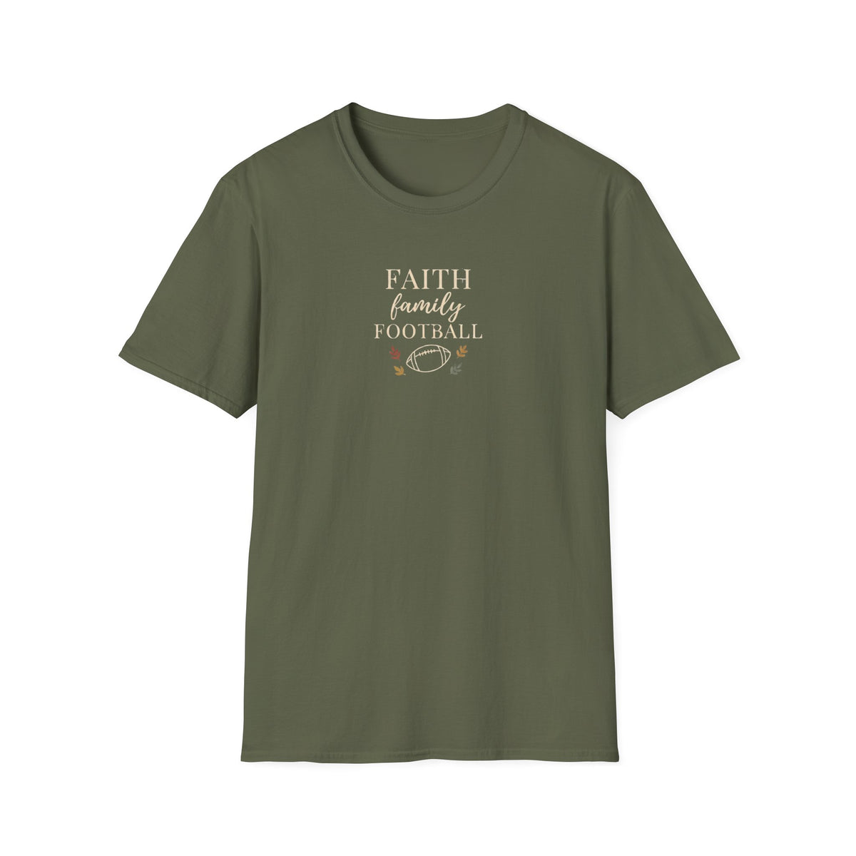 Faith Family Football T-Shirt