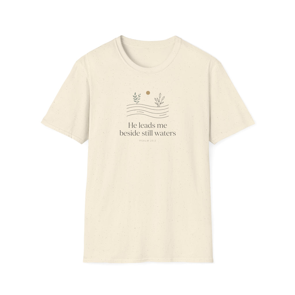 He Leads Me T-Shirt