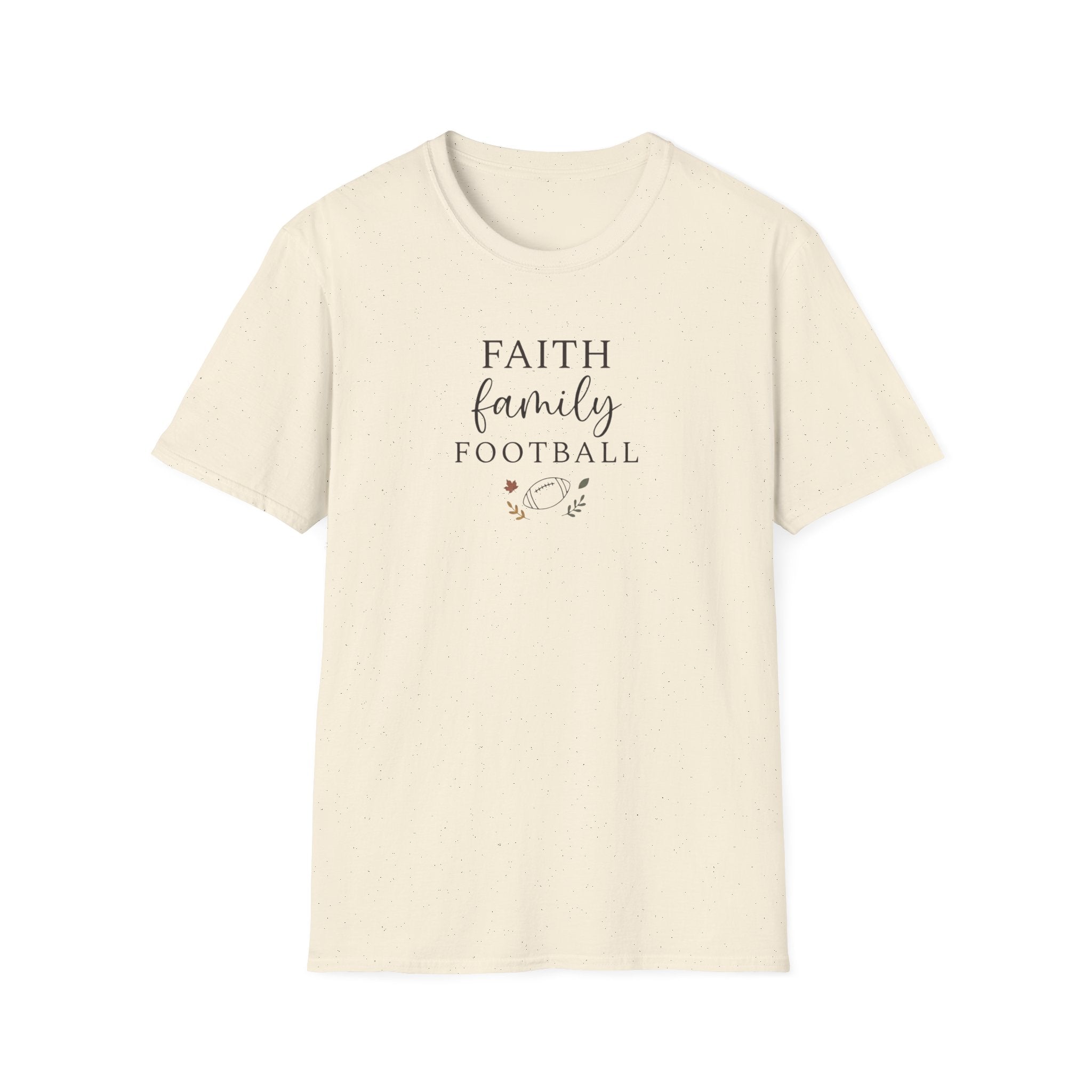 Faith Family Football T-Shirt