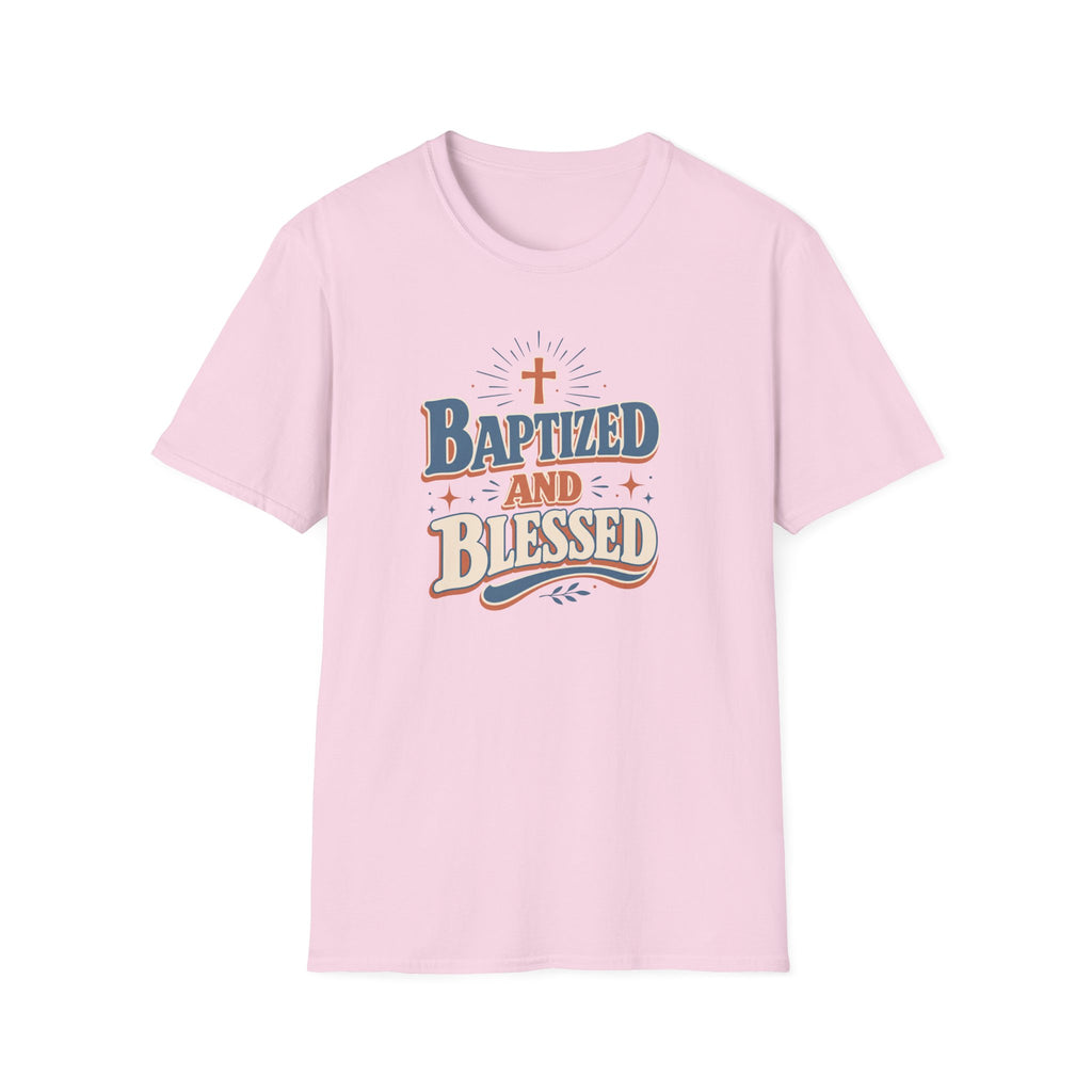 Baptized and Blessed- Retro T-Shirt