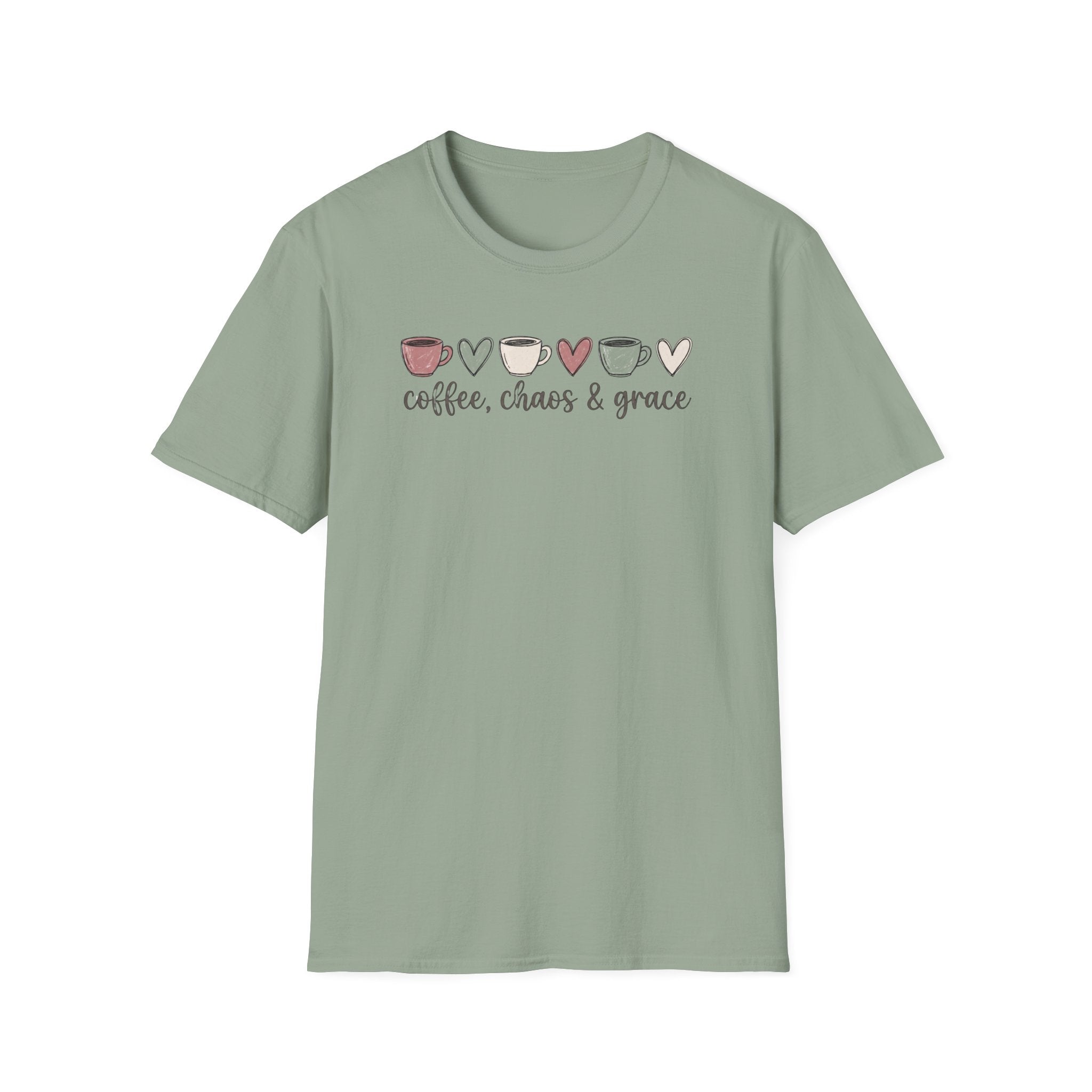 Coffee Chaos and Grace T-Shirt