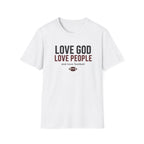 Love God People & football T-Shirt