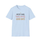Messy Hair Happy Family T-Shirt