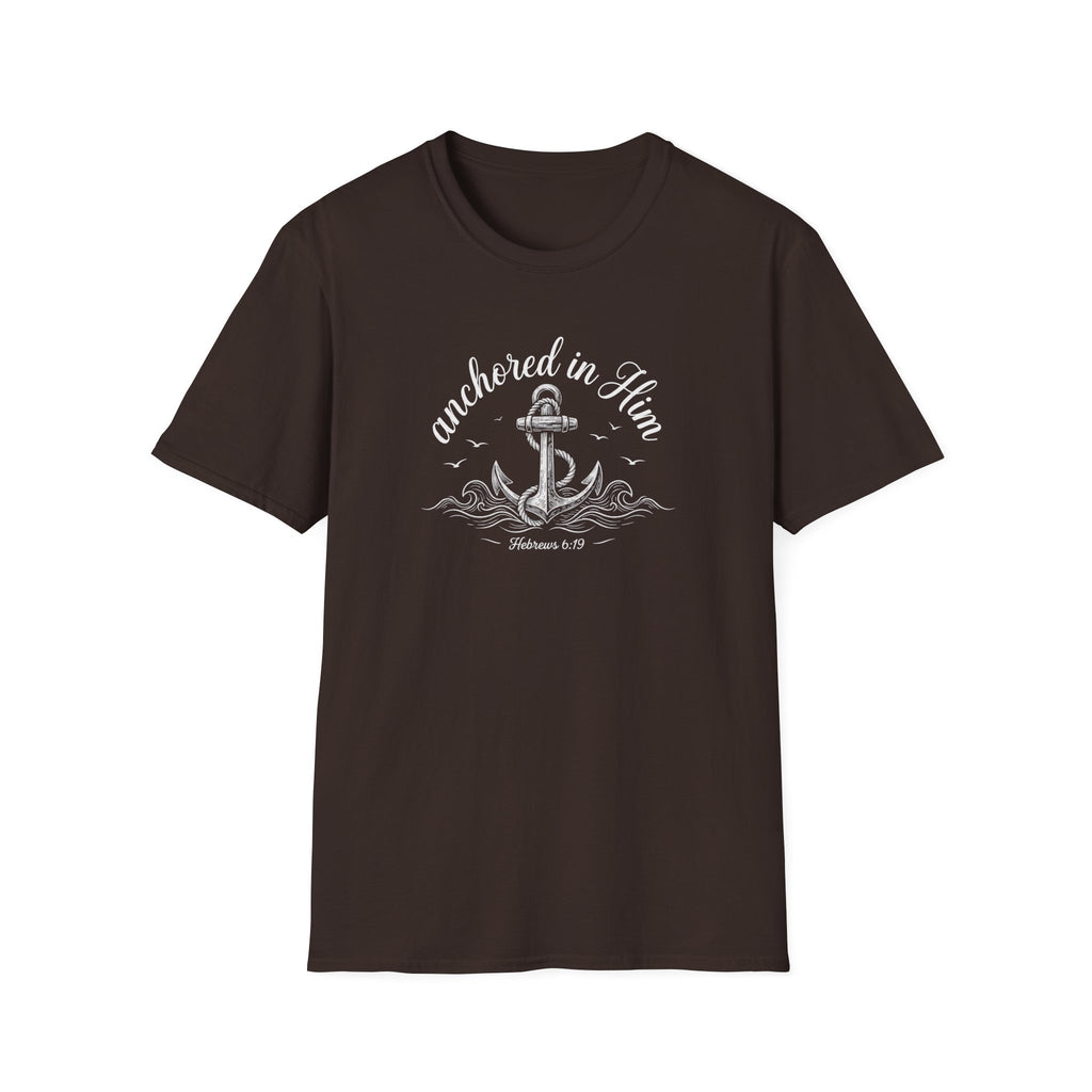 Anchored in Him T-Shirt