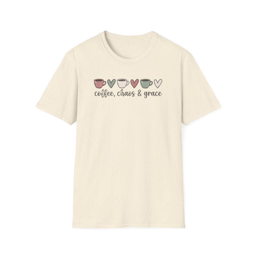 Coffee Chaos and Grace T-Shirt