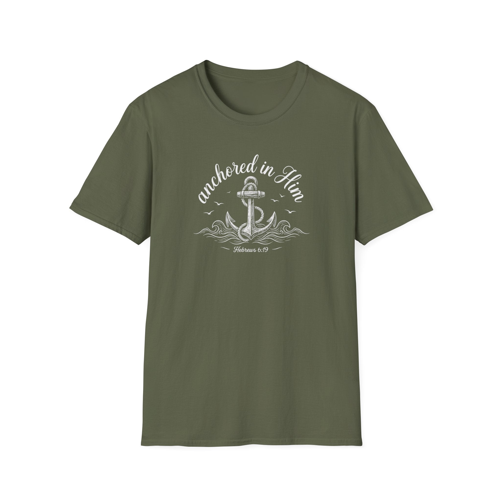 Anchored in Him T-Shirt