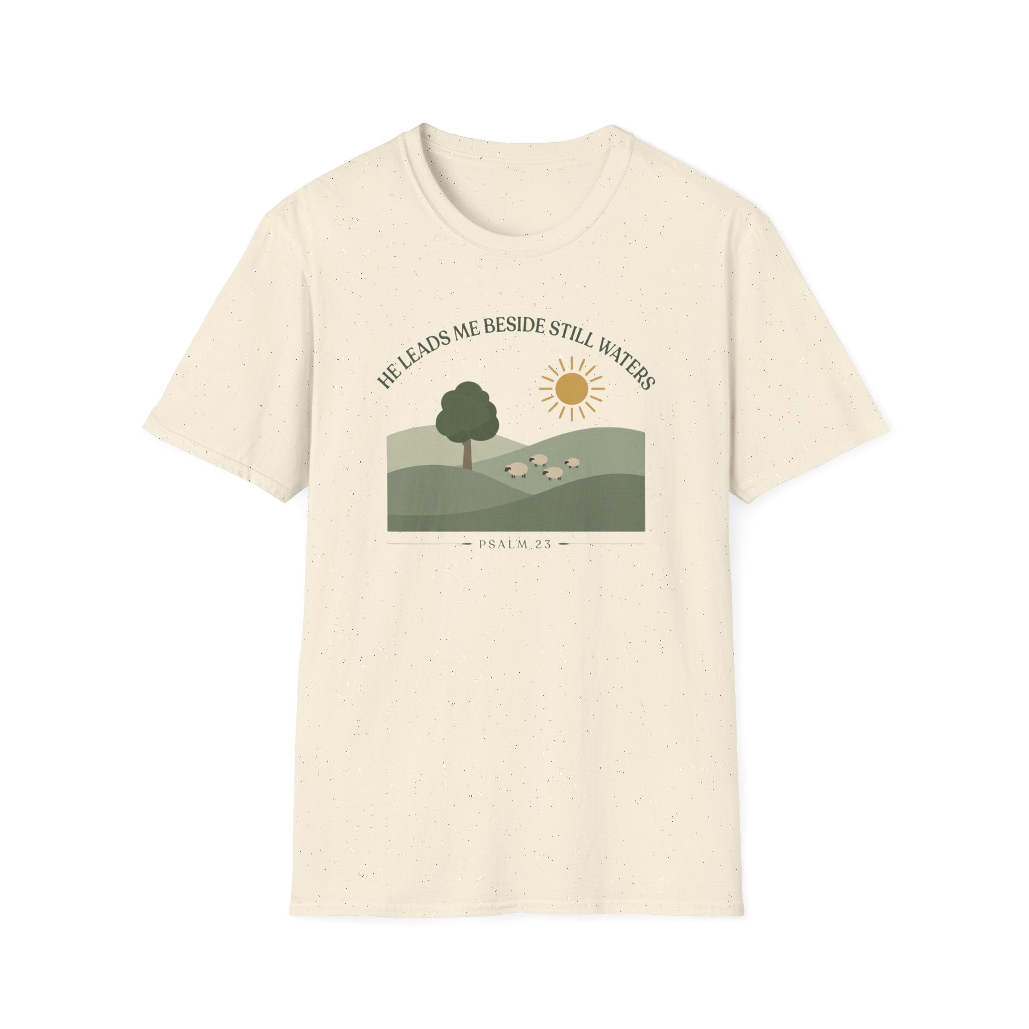 He Leads Me T-Shirt