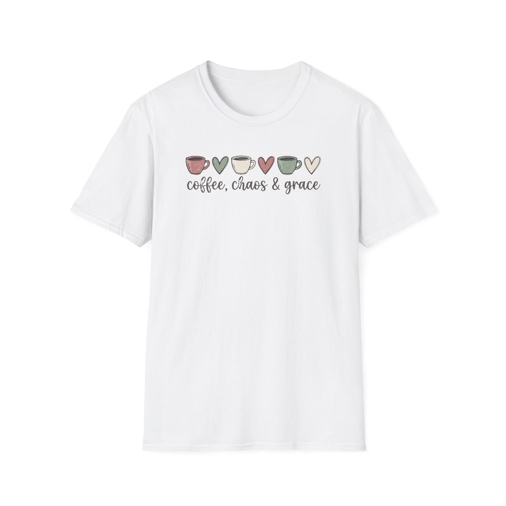 Coffee Chaos and Grace T-Shirt