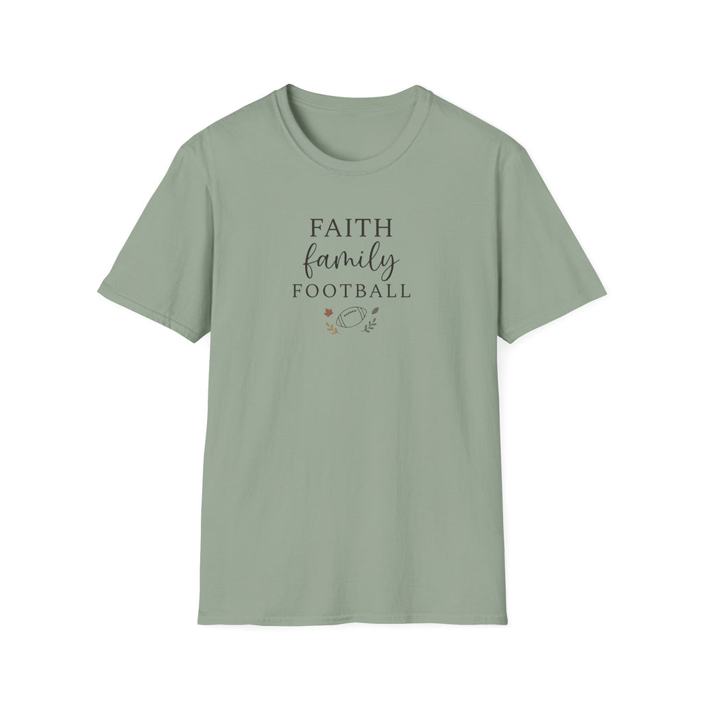 Faith Family Football T-Shirt