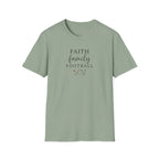 Faith Family Football T-Shirt