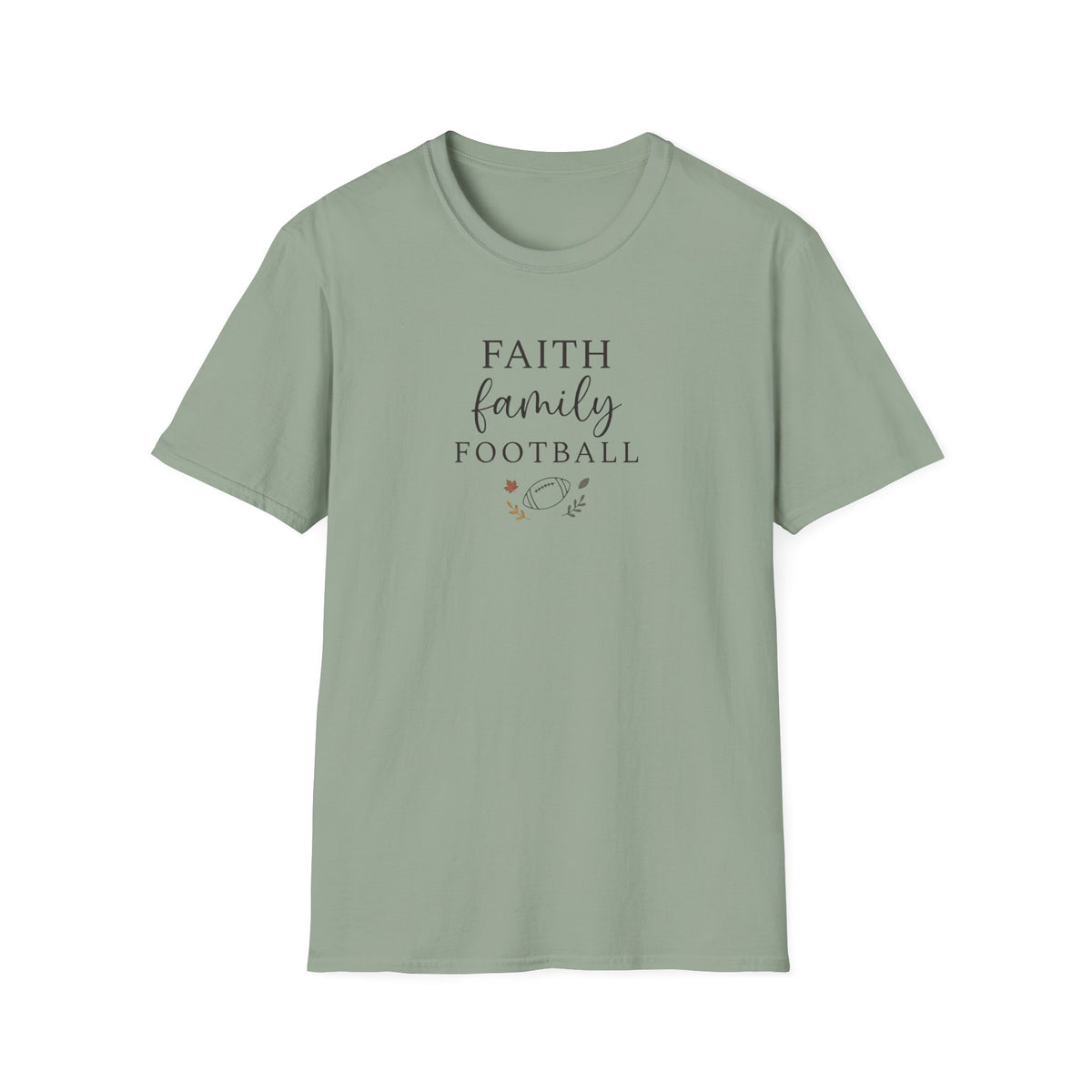 Faith Family Football T-Shirt