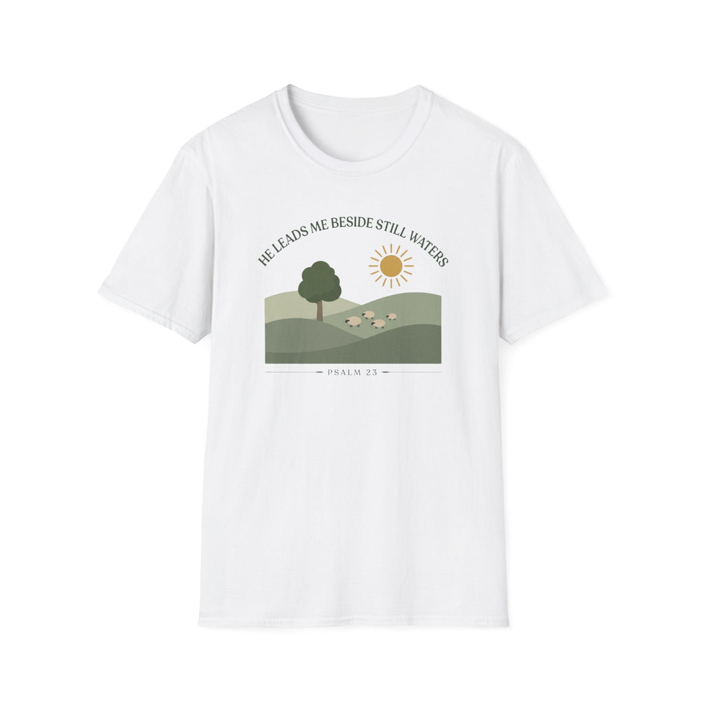 He Leads Me T-Shirt