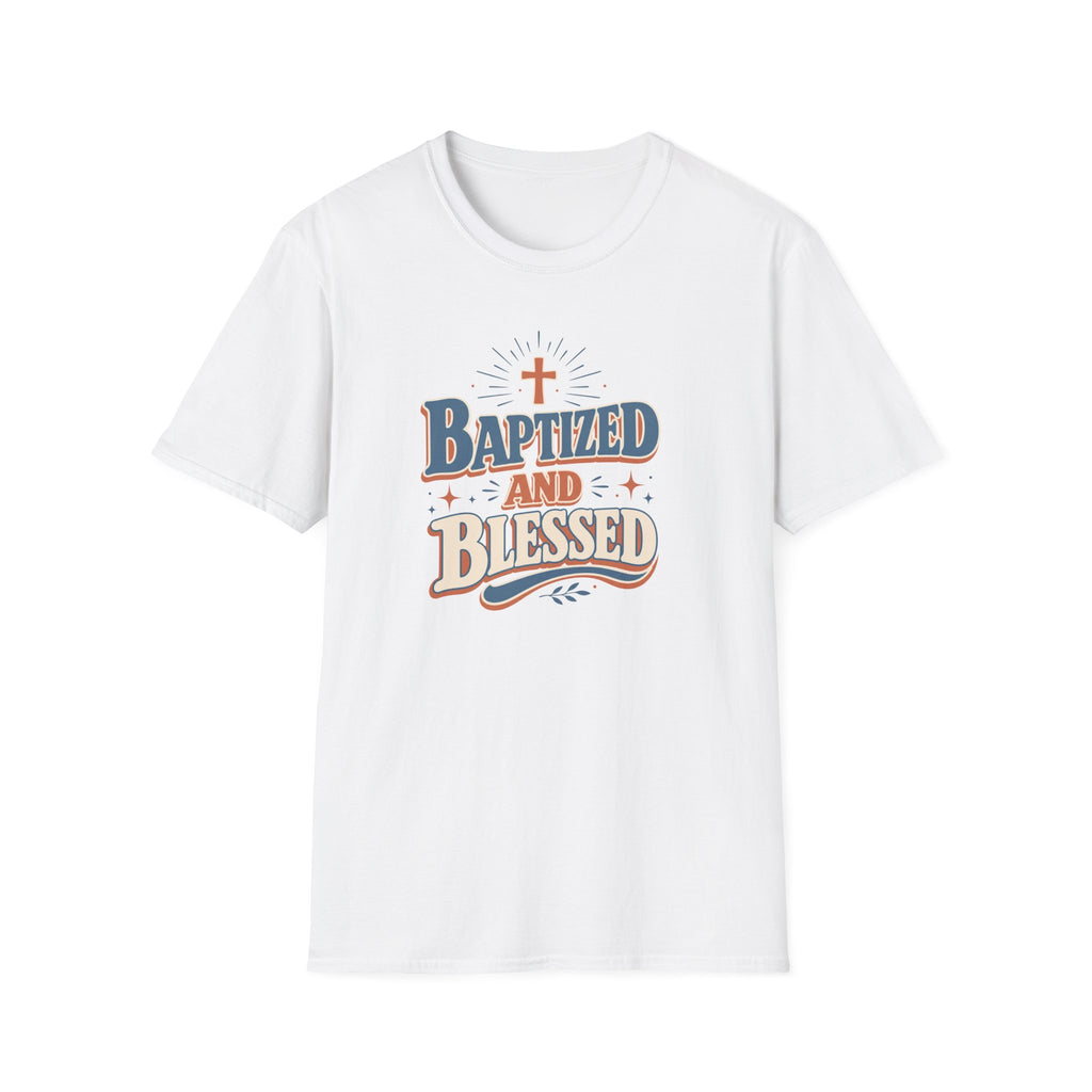 Baptized and Blessed- Retro T-Shirt