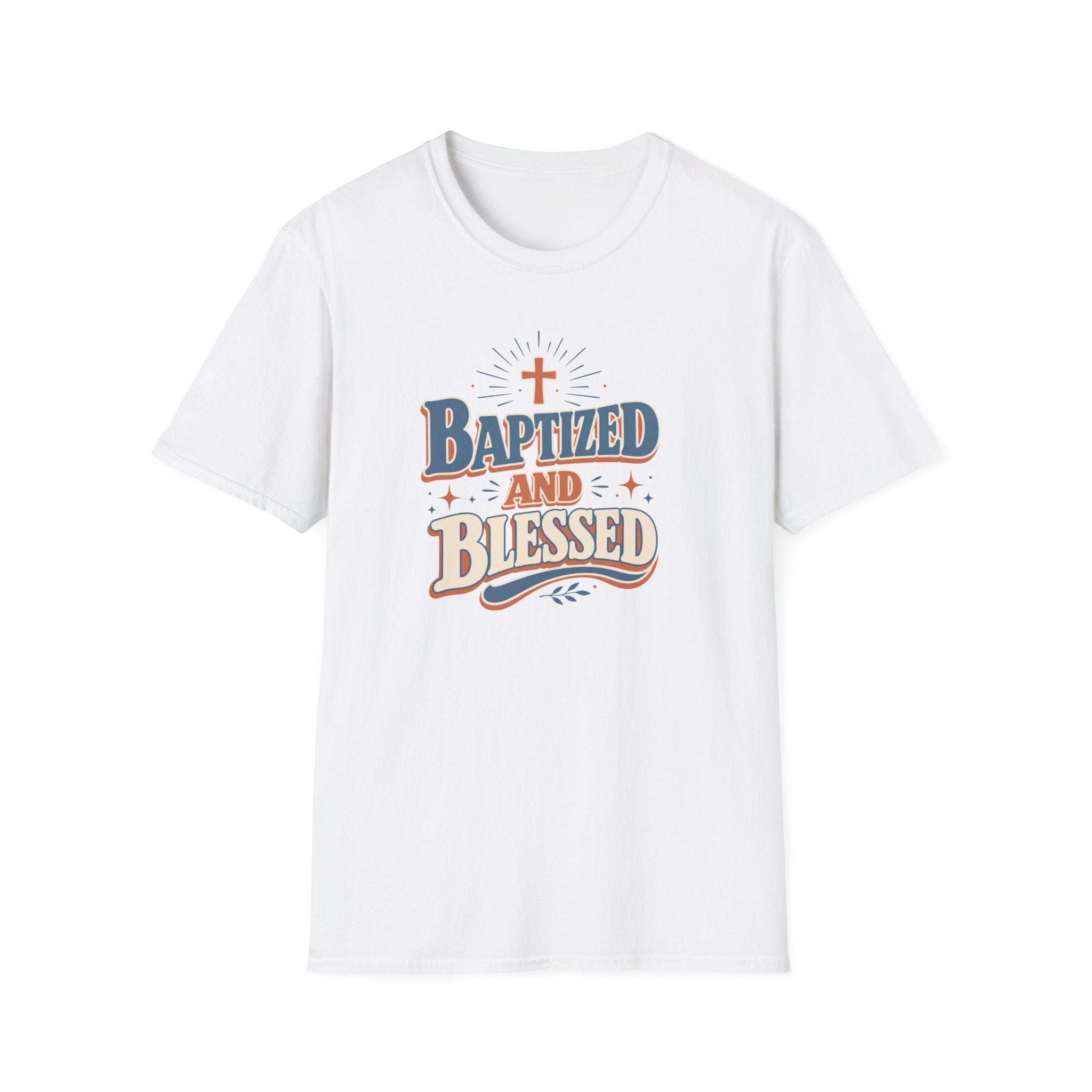 Baptized and Blessed- Retro T-Shirt