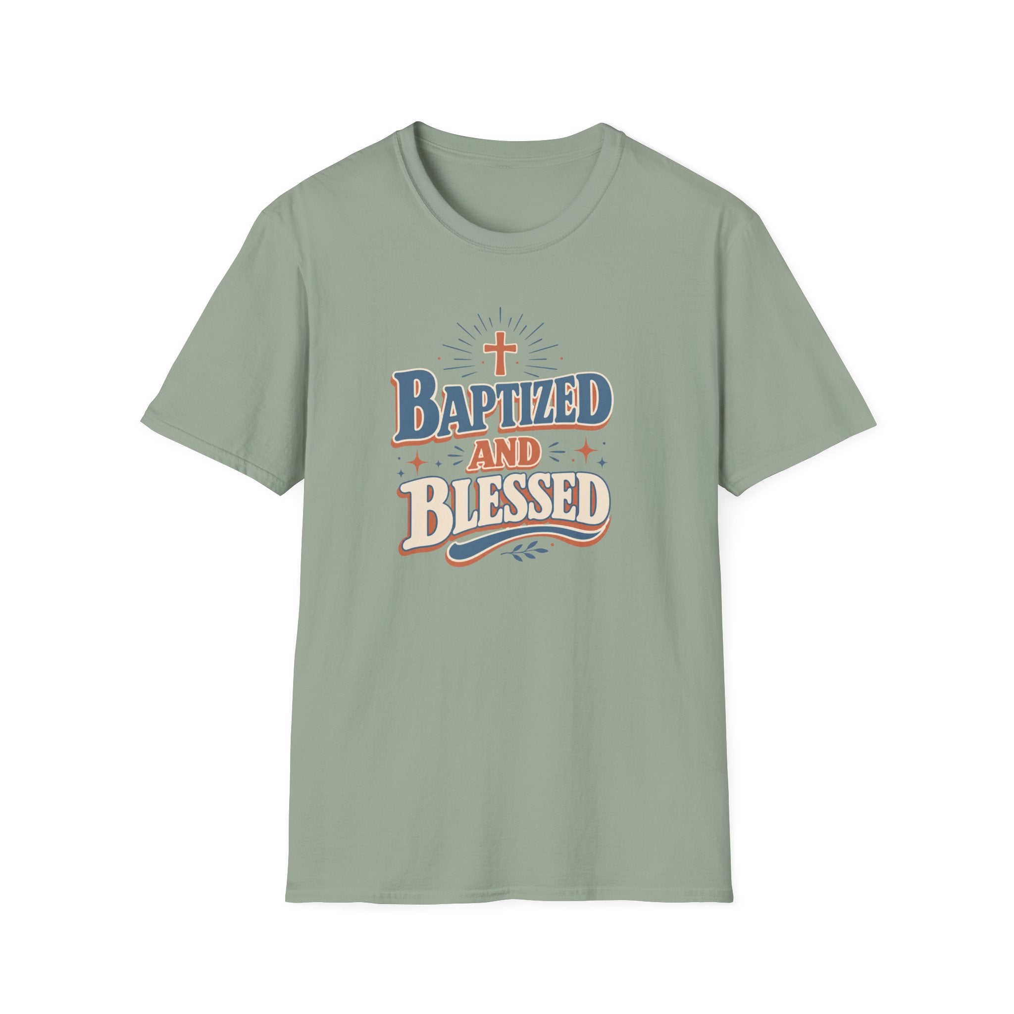 Baptized and Blessed- Retro T-Shirt