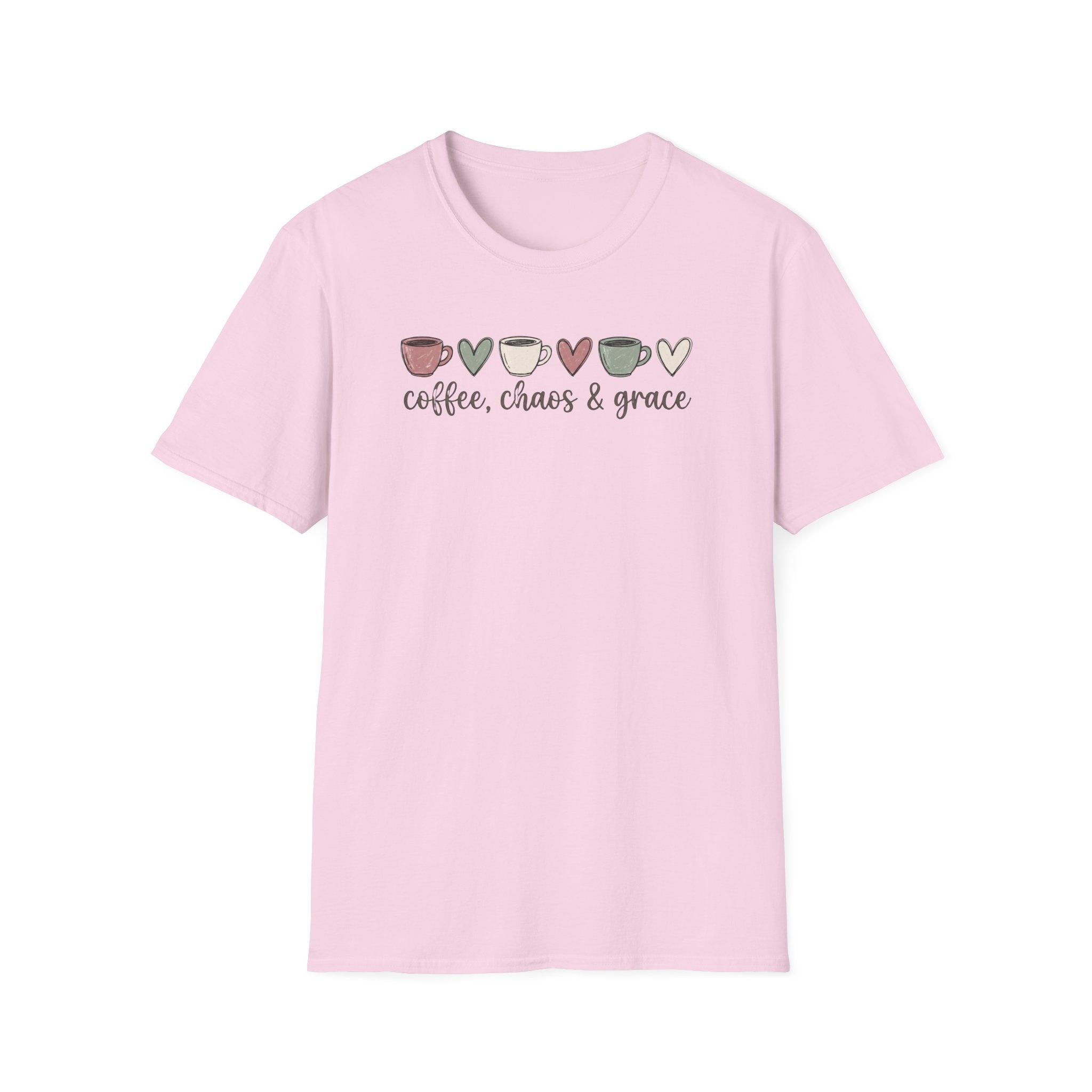 Coffee Chaos and Grace T-Shirt