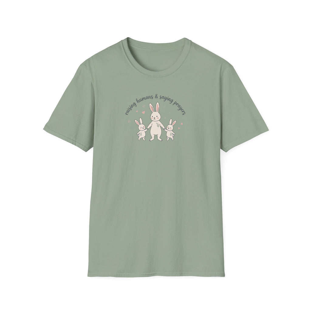 Raising Humans Saying Prayers T-Shirt