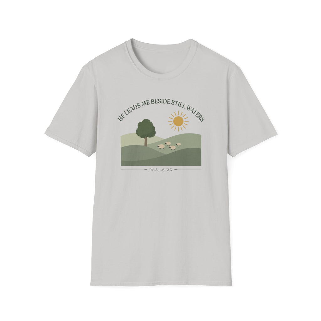 He Leads Me T-Shirt
