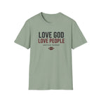 Love God People & football T-Shirt