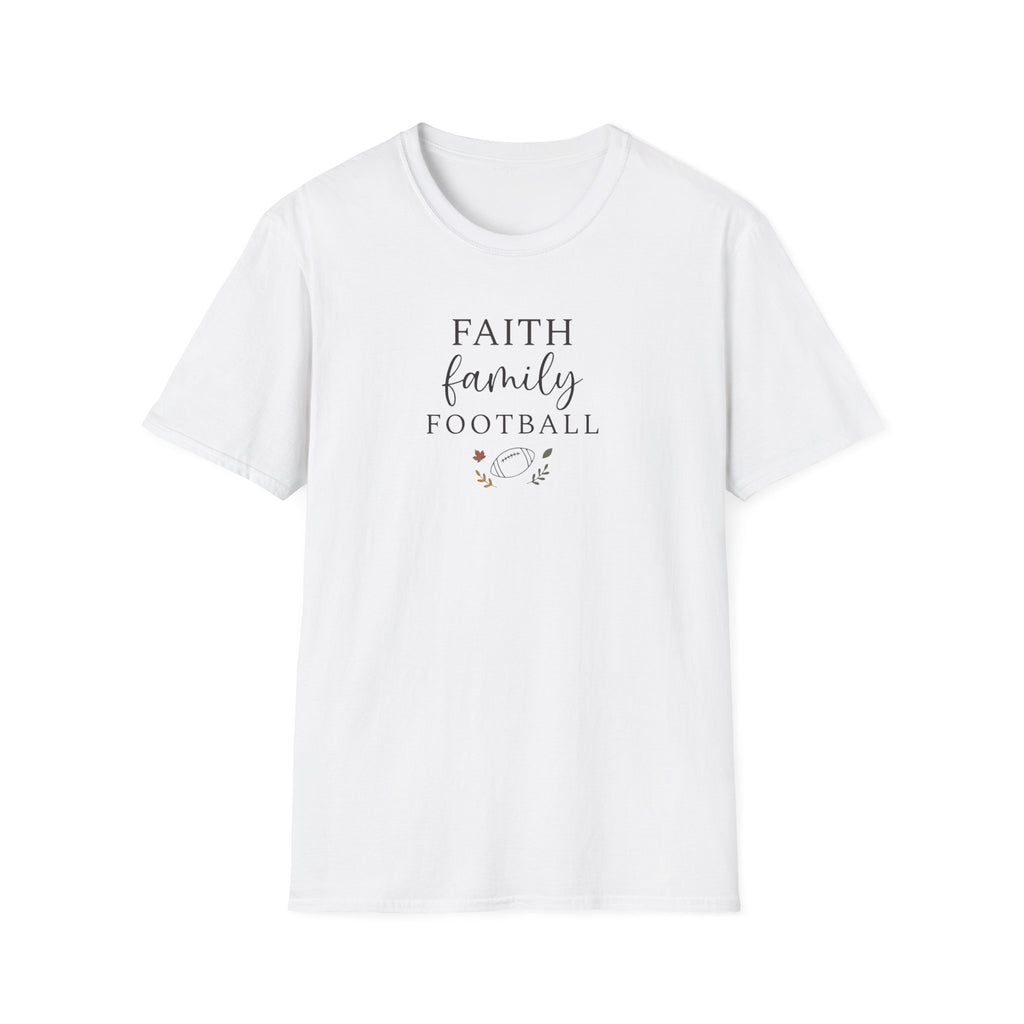 Faith Family Football T-Shirt