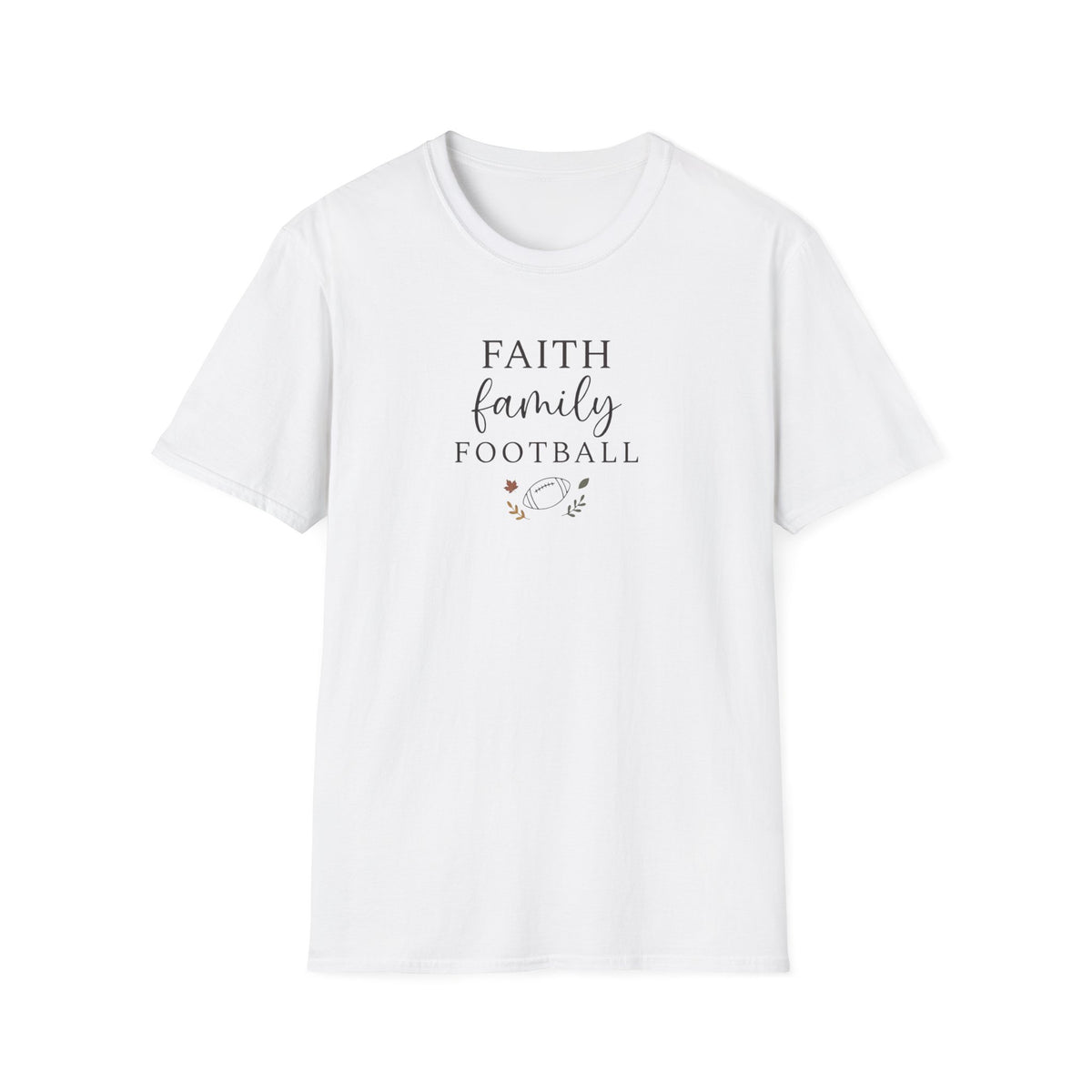 Faith Family Football T-Shirt