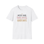 Messy Hair Happy Family T-Shirt