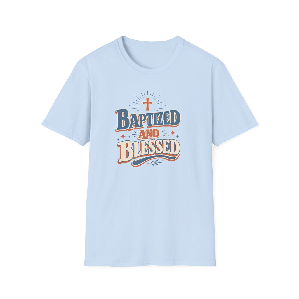 Baptized and Blessed- Retro T-Shirt