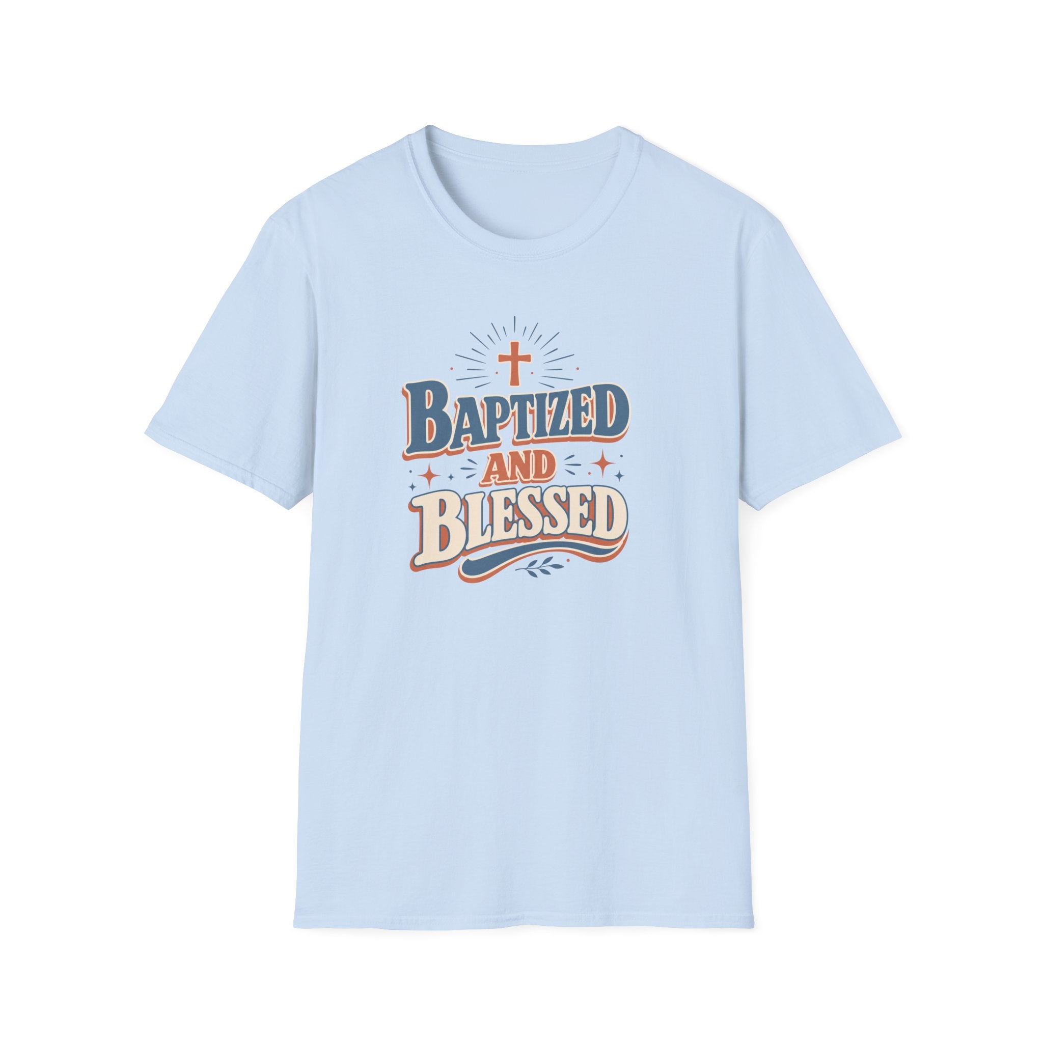 Baptized and Blessed- Retro T-Shirt