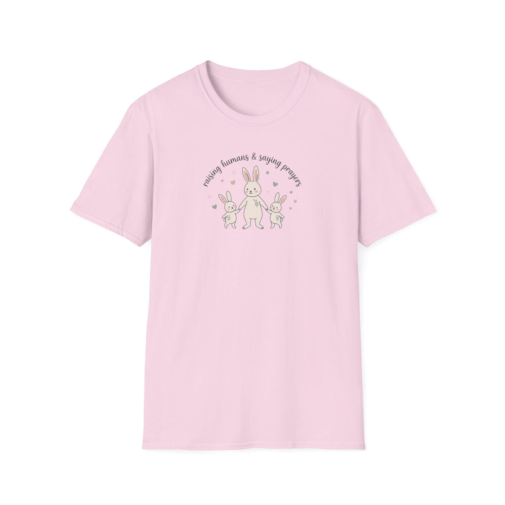 Raising Humans Saying Prayers T-Shirt