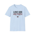 Love God People & football T-Shirt
