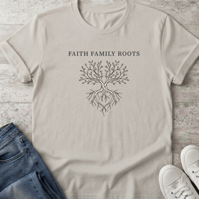 Faith Family Roots T-Shirt