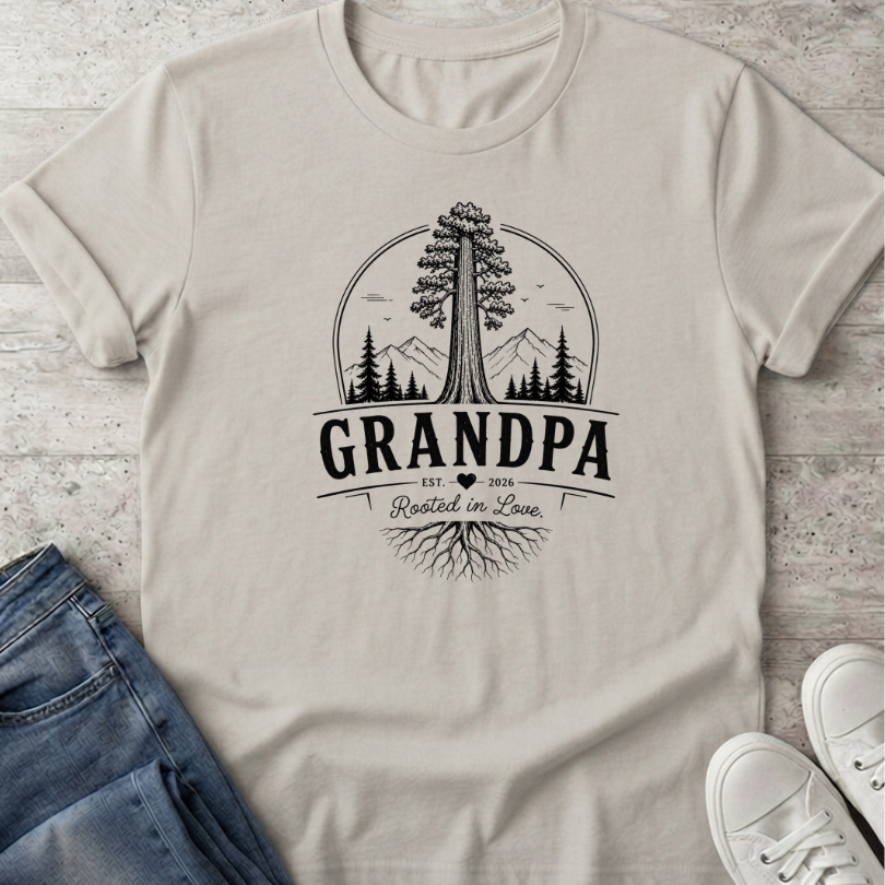 Grandpa Rooted In Love T-Shirt
