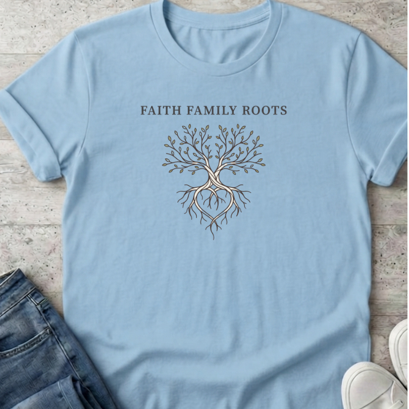 Faith Family Roots T-Shirt