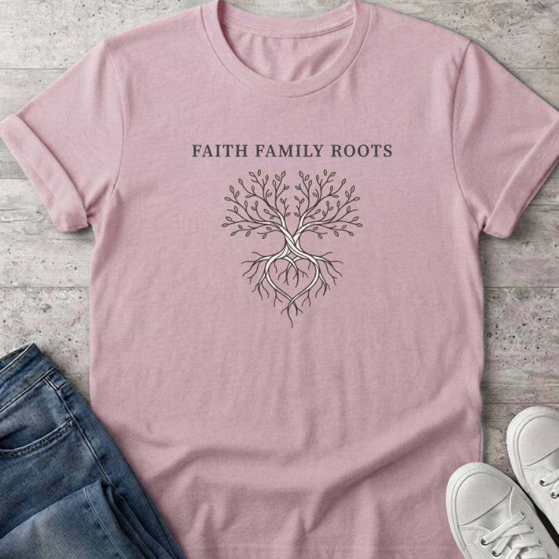 Faith Family Roots T-Shirt