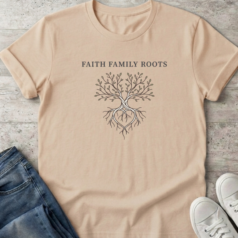 Faith Family Roots T-Shirt