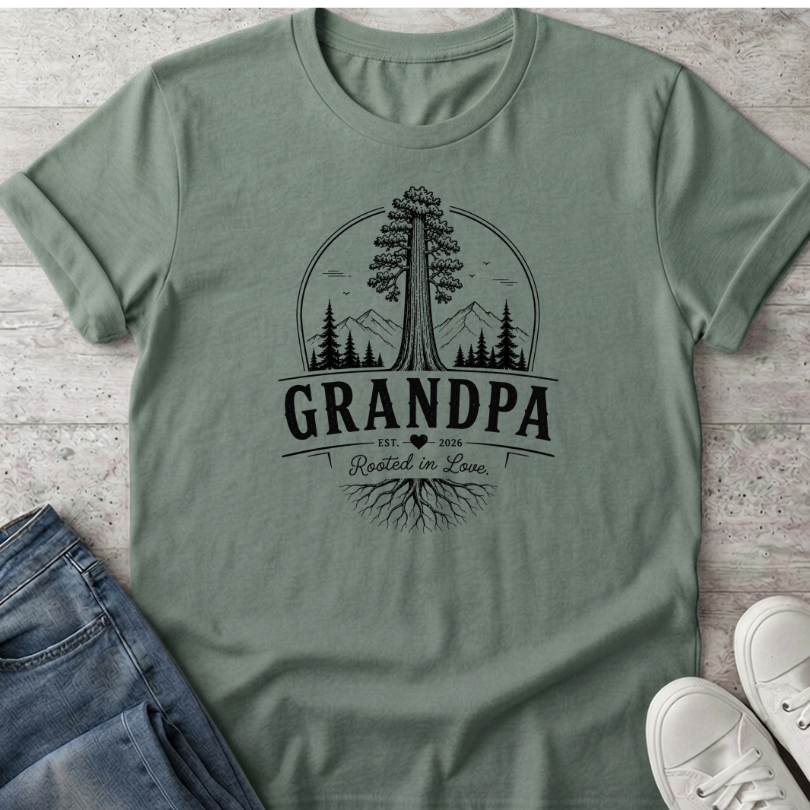 Grandpa Rooted In Love T-Shirt