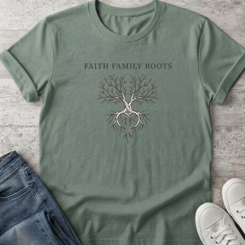 Faith Family Roots T-Shirt