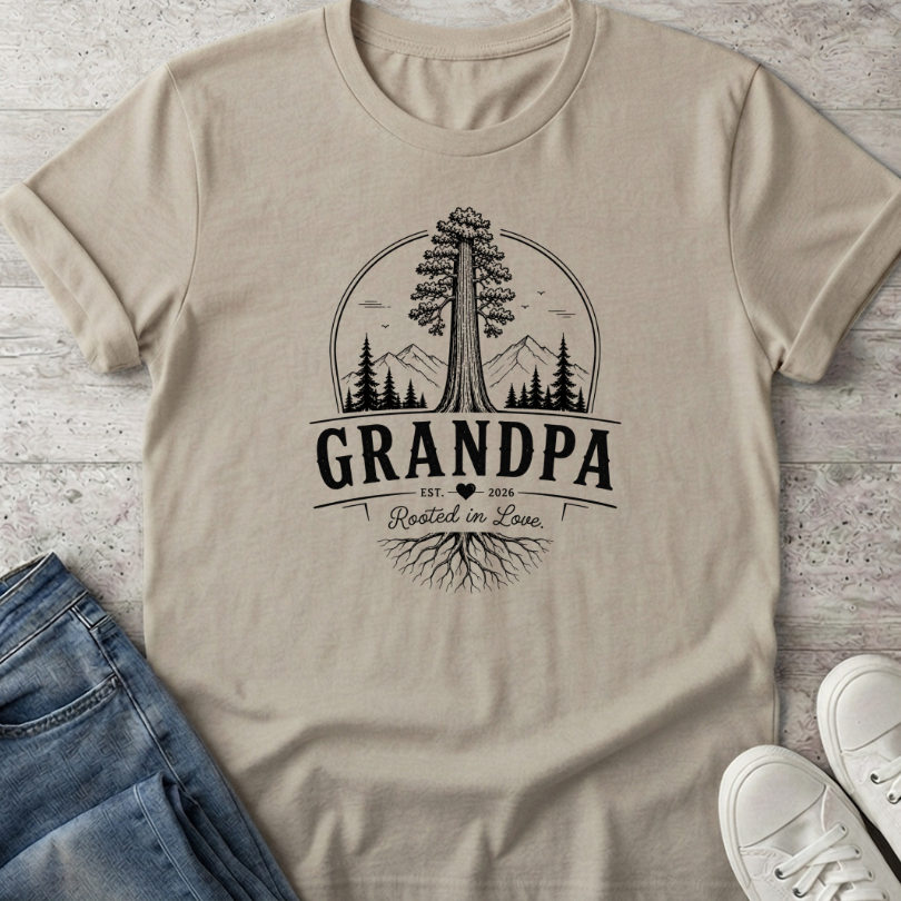 Grandpa Rooted In Love T-Shirt