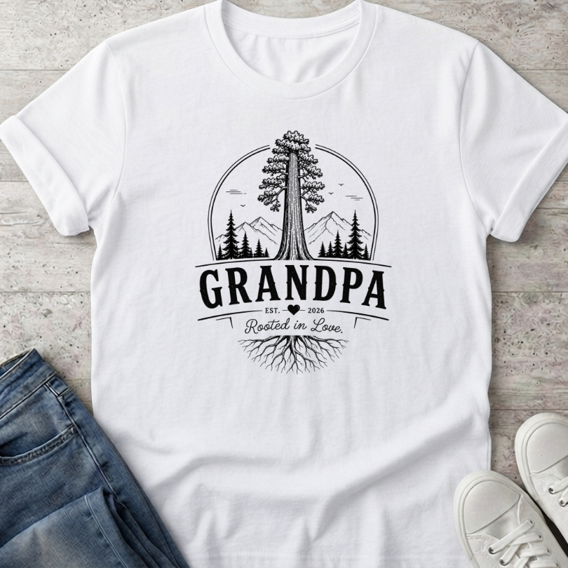 Grandpa Rooted In Love T-Shirt